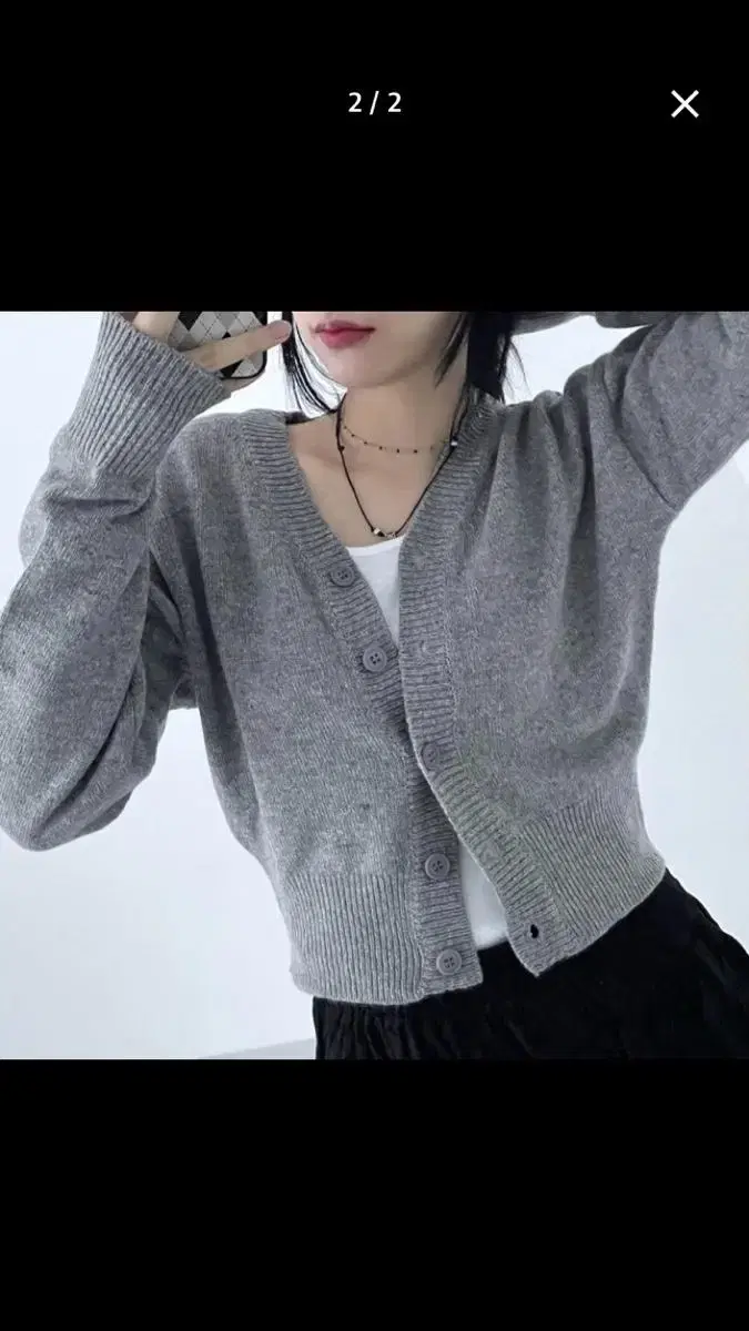 미오 basic cardigan 베이직 가디건 지그재그 에이블리